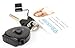 ReelStrap - The Best Id Badge Holder. Better Than Badge Reels or Retractable Lanyards. (1 pc)