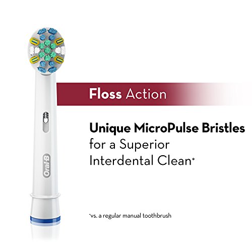 OralB Floss Action Electric Toothbrush Replacement Brush Heads Refill