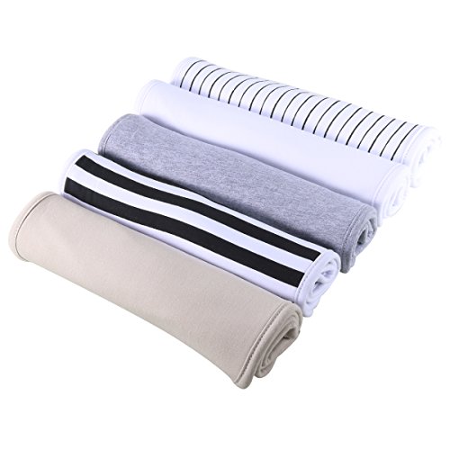 5 Pack Baby Burp Cloths Cotton Towels Triple Layer Soft Absorbent Burping Rags