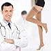 SWOLF Open Toe Compression Stockings Women Men, Thigh High Firm Support 15-20 mmHg Graduated Compression Socks - Moderate Toeless Medical Support Hose Swelling Varicose Veins Edema (Beige, Medium)