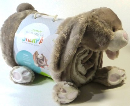 Little Miracles Baby Blanket & Plush Brown Bunny Rabbit Snuggle Me Sherpa
