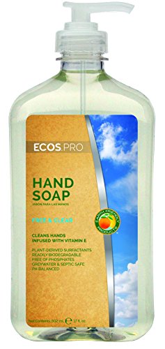 ECOS PRO PL9663/6  Free and Clear Hand Soap (Pack of 6)