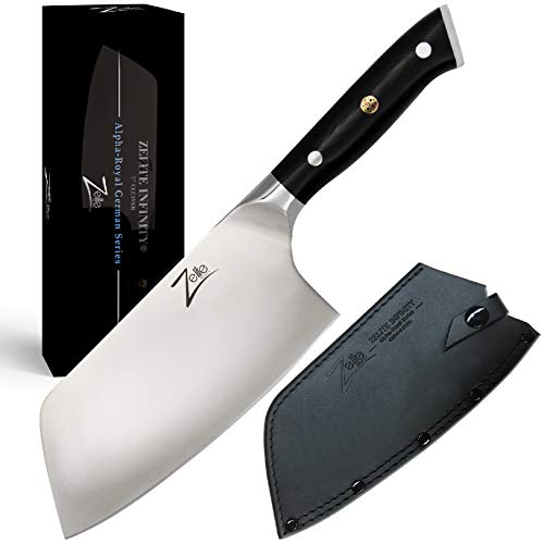 Zelite Infinity Butcher Knife 7 Inch, Meat Cleaver Knife Heavy