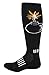 MOXY Socks THE Bomb in Black Knee-High Deadlift Socks