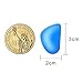 Amagabeli 100 Pcs Glow in The Dark Pebbles for Walkways Décor Glow Stones Rocks for Garden Outdoor Decorative Luminous Pebbles Gravel Fairy Garden Pathway Walkway Fish Tank Aquarium Ornaments in Blue