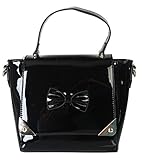 Rimen & Co. Shiny Patent PU Leather Top Handle Satchel Womens Small Purse Handbag Accented With Removable Strap LP-2456 LP-2457 LP-2458