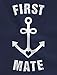 Tstars Funny Captain & First Mate Nautical Sailing Matching T-Shirts Set Couples Gift