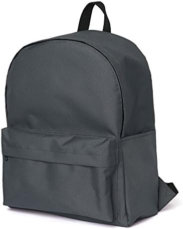 Fashion School Backpack Bookbag Standard Backpack (CHARCOAL)