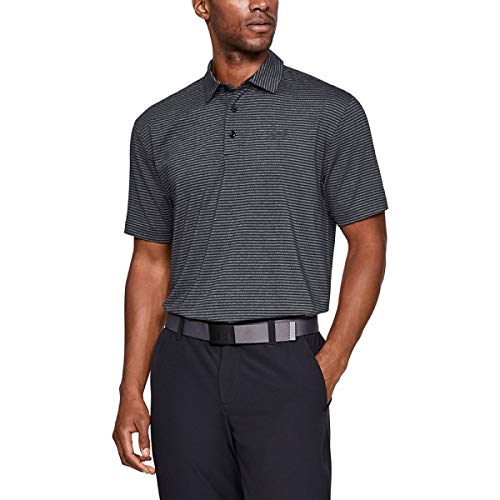 Under Armour Men's Playoff Polo, Black (017)/Rhino Gray, XX-Large