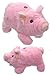 (Pudgy Pig) Pudgy The Piglet Animated Battery Powered Plush Toy Pudgey - Tin Toy Arcade