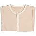 Niteo Baby Organic Cotton Snap Front Coverall, Light Brown, 3-6M