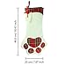Lovely Pet Paw Christmas Stocking for Dog or Cat 18-Inch Length (Dog)