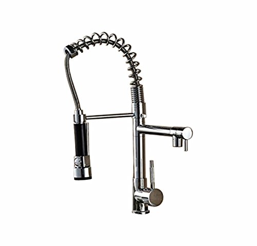 Senlesen chrome pull out down spray deck mount kitchen …