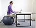 Pavandeep Exercise Ball for Flexible Seating 2000lbs Anti Burst Stability Balls for Fitness Pilates Yoga Gym, Use As Desk Chair, Pump Included, Phthalate Free