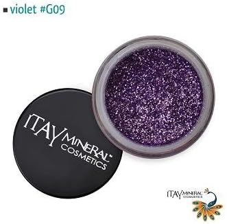 Itay Beauty Mineral Cosmetic Face and Body Glitter Color Violet G09