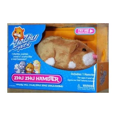 Zhu Zhu Pets Hamster Mr. Squiggles - Light Brown