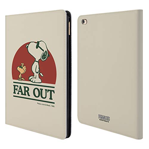 Official Peanuts Snoopy Woodstock Far Out Woodstock 50th Leather Book Wallet Case Cover for iPad Air 2 (2014)