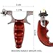 Huntingdoor Slingshots for Hunting Metal Slingshot Professional Steel and Wood Slingshot with Removable Sights and 2X Rubber Bands Classic High Velocity Powerful Outdoor Catapult (Phenix)