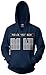 Doctor Who Call Box Gray Windows Adult Hoodie Sweatshirt