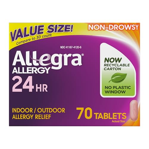 Allegra 24-Hour Allergy Relief Tablets