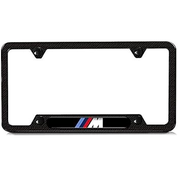 Amazoncom Bmw Genuine M Carbon Fiber License Plate Frame