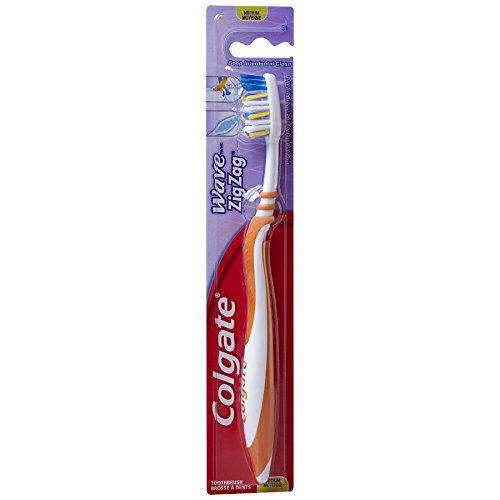 Colgate  Zig Zag Deep Clean Toothbrush, Medium (6 Pack)