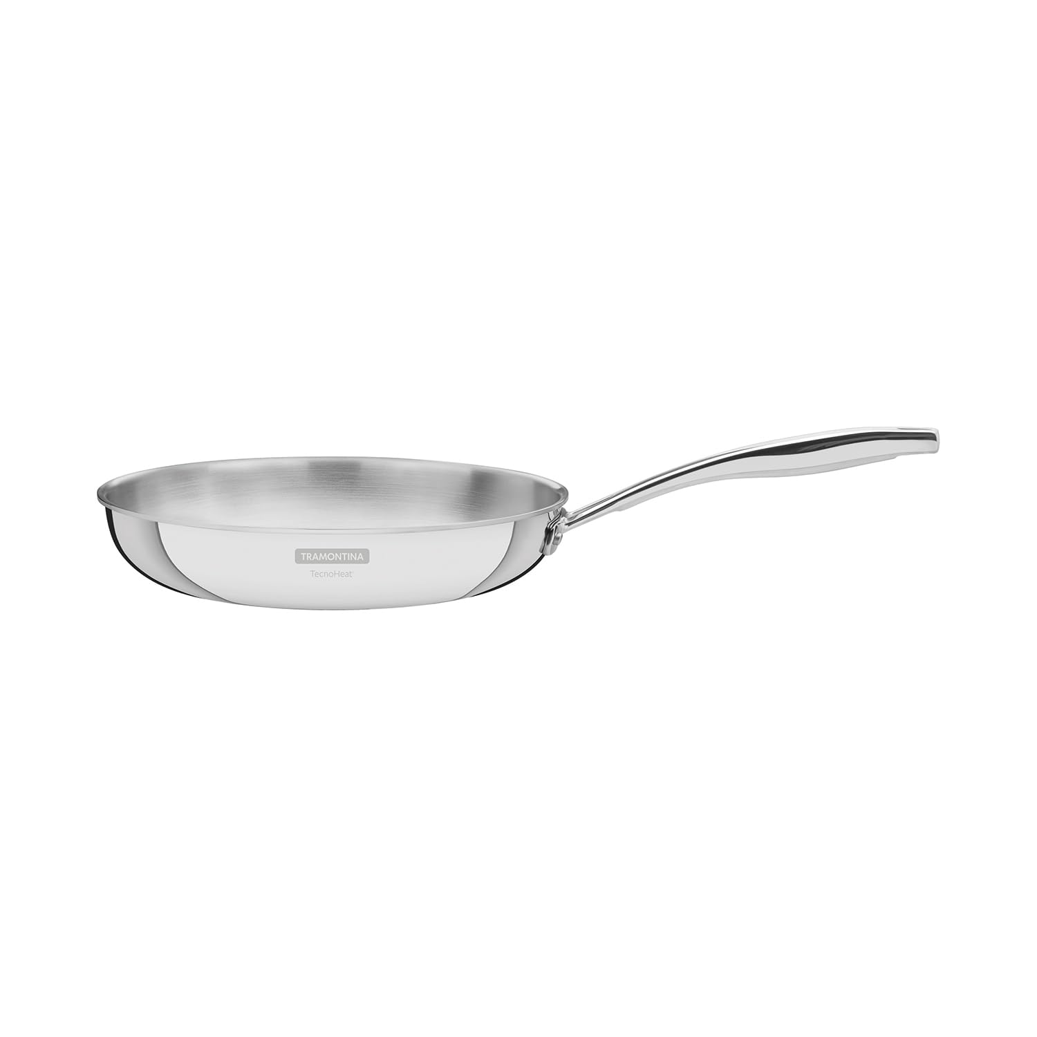 Tramontina Grano Frying Pan 3-Ply Stainless Steel for Induction, Electric, Gas and Ceramic Glass Hobs, ‎Cookware, Kitchen, 26 cm, 2.2 litres, 62155260