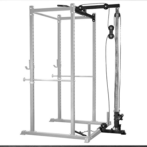 Rep Lat Pull Down/Low Row Accessory for 1000 Series Power Racks - Attachment for PR-1100 and PR-1000 Weight Cages