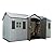 Lifetime 6446 15x8ft Outdoor Storage Shed + Shutters, and ...