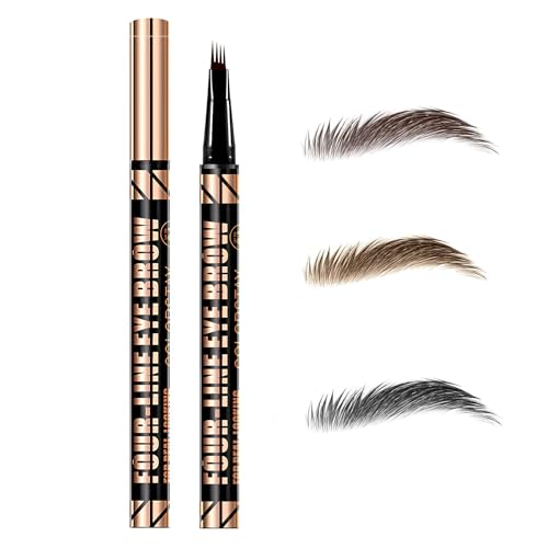 Microblading Waterproof Eyebrow Pencil, 4 Point Tip, Eyebrow Pencil, Natural Long Lasting, Natural Eyebrow Makeup, Stain Resistant, Last All Day-01
