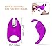 Vibrating Cock Ring Powerful 7 Speeds Silicone Penis Ring Vibrator Clit Stimulator 100% Waterproof Rechargeable Adult Toy for Men Couple Sex