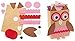 Fun Express Valentine Classroom Sharing Owl Card Holder Box Craft Kit (Makes 12)