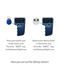 RFID 125 KHz Tarjeta de identificación HID Prox Lector de tarjetas de mano Duplicador de llaves, copiadora de tarjetas, 5 piezas