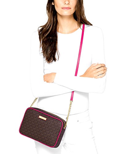 michael kors women's jet set large crossbody bag