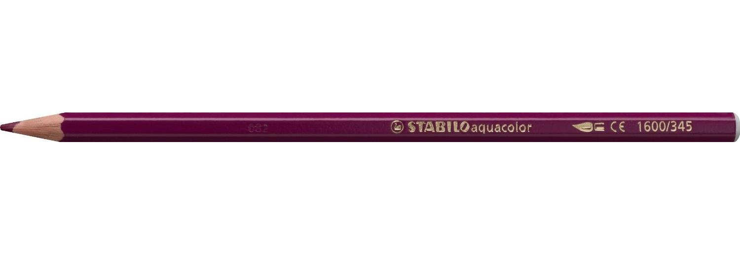 Stabilo Aquacolor Watercolour Pencils Set of 12 Light Madder