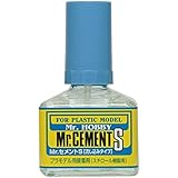 GSO Creos Gunze Mr Hobby MC129 Mr Cement S Fine Tip Extra Thin Non-Corrosive 40ml