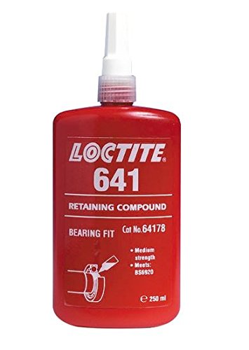 Loctite 641X250ML LOC 641 Retaining Compound, 250 mL, Yellow