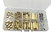 HVAZI 160PCS M2.5 Brass Spacer Standoff/Stainless Steel Screw/Nut Assortment Kit,Male-Female