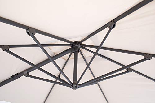 SORARA ROMA Cantilever Parasol | 300 x 300 cm – Bild 6