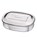 Bruntmor Trois 3 Section 18/10 Stainless Steel kids Lunch Box & Food Container, 17oz