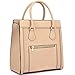 Dasein New Designer Purse Vegan Leather Smile Top Handle Satchel Handbag Tote Micro Luggage w/ Crossbody Strap
