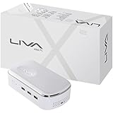 LIVA LIVA X2 4GB/64GB Pearl Intel Dual 2.16Ghz Turbo Fanless Smart Mini PC Digital Mic Wifi BT4 HDMI GbLan M.2 USB3 Silent Desktop
