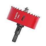 3Inch/75mm Hole Saw for Wood and Plastic,3"HSS