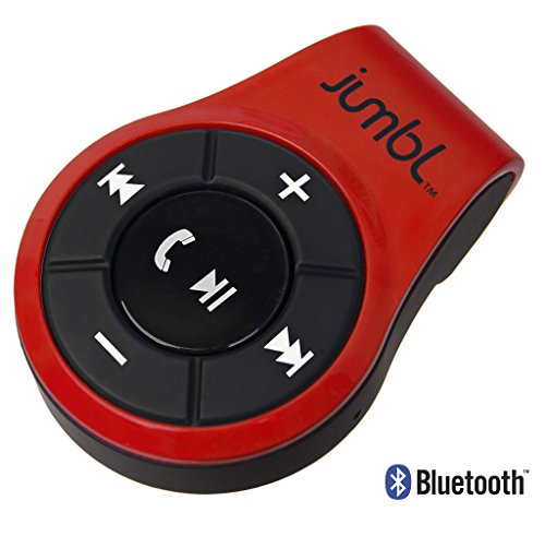 Jumbl Bluetooth 4.0 Hands-Free Calling & A2DP Audio Streaming Adapter/Receiver - Red