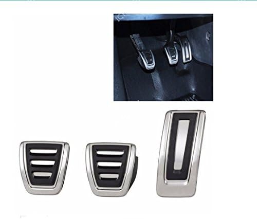 3pcs/set Fuel Clutch and Brake Pedal Pad MT