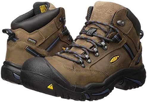 KEEN Utility - Men's Braddock Mid (Steel Toe) Waterproof Leather Work Boot,  Bison/Ensign Blue, 9.5 D (Color: Bison/Ensign Blue, Tamaño: 9.5) | Guatemala  Digital - guatemaladigital.com