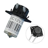 ZJchao 12v Dc Diy Dosing Pump Peristaltic Dosing Head with Connector for Aquarium Lab Analytic