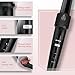 ELEHOT Curling Wand Iron Set 5 in 1 and LCD Temperature Control 31 Heat Settings Interchangeable Ceramic Tourmaline Barrels-Black