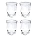 Kangaroo 1.5 oz Shot Glasses With Heavy Base, Shot Glass Set For Whiskey (Set of 4)