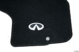 Infiniti 2006 to 2010 M35/M45 Carpet Floor Mats - Factory OEM Replacement -Black
